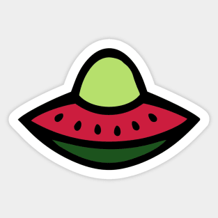 Watermelon Ovni. Sticker